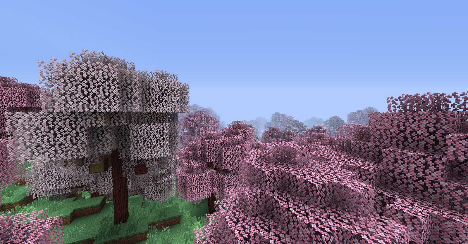 Minecraft cherry blossom