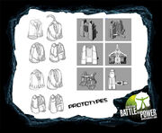 Bionicle rocket boosters prototypes