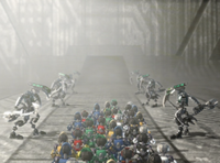 LoMN Matoran entering Coliseum