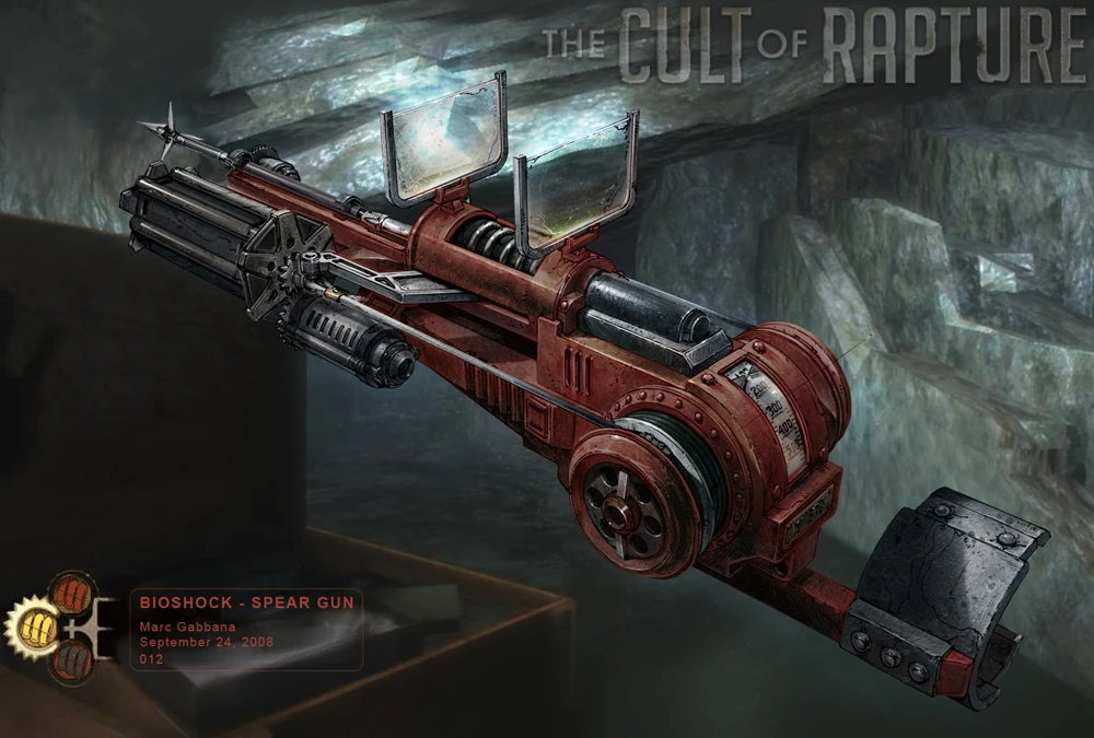 Spear Gun BioShock Wiki FANDOM powered by Wikia
