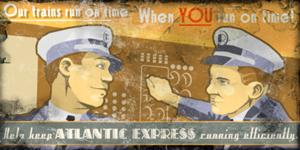 Poster Atlantic Express