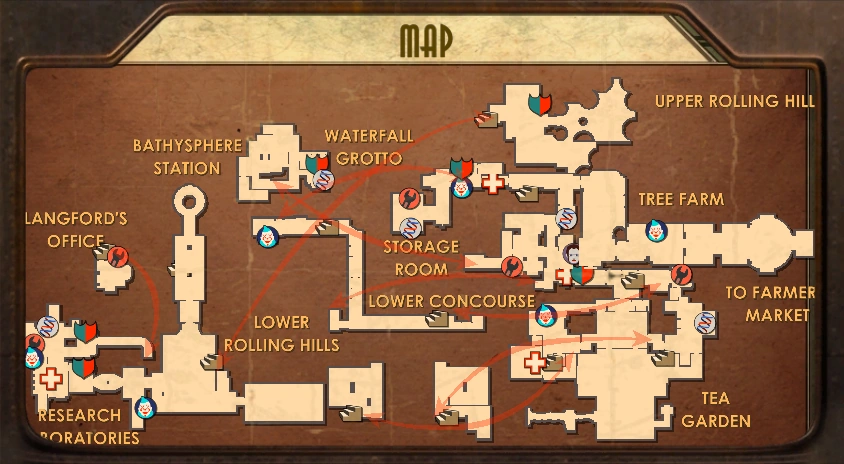 Arcadia/Map | BioShock Wiki | FANDOM powered by Wikia