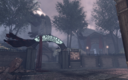 BioShock Infinite - Downtown Emporia - Memorial Gardens - Entrance f0819