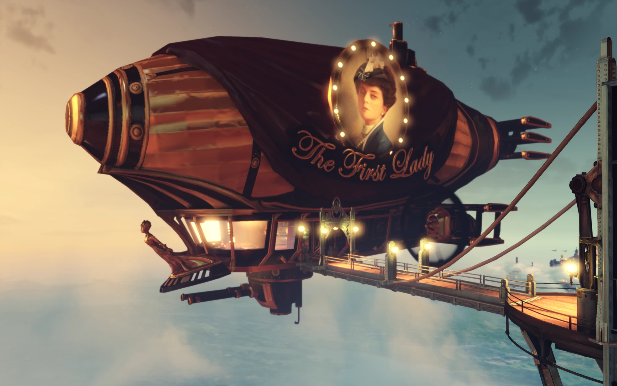 Image BioShock Infinite Soldier's Field First Lady's Aerodrome The First Lady Airship
