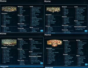 BioShock Wiki-Main Portal Comparison