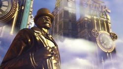 Fink statue.