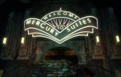 L'ingresso a Mercury Suites