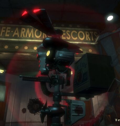 Archivo:Bioshock Security Bot.jpg