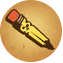 Chewed Up Pencil Icon