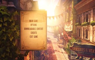 BioShock Infinite Main Menu