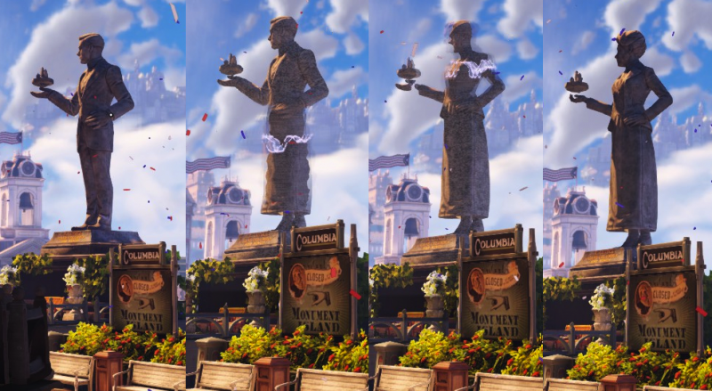 bioshock infinite statue