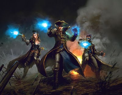 pathfinder spellslinger archetype vs wizard with a gun