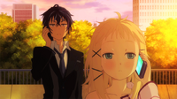 Tina calls Rentaro