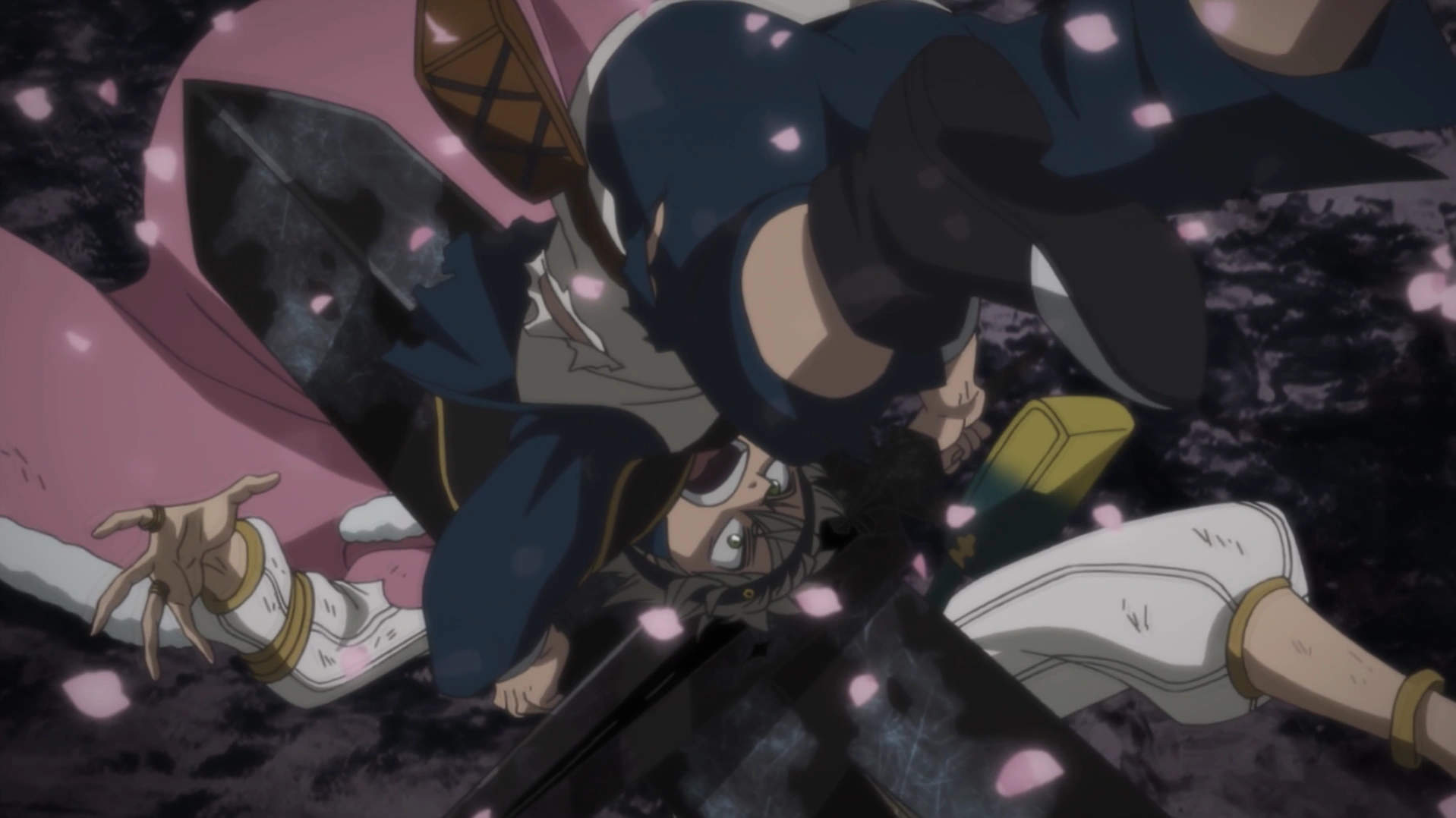 Imagem - Asta sword presses Kirsch.png | Black Clover Wiki ...