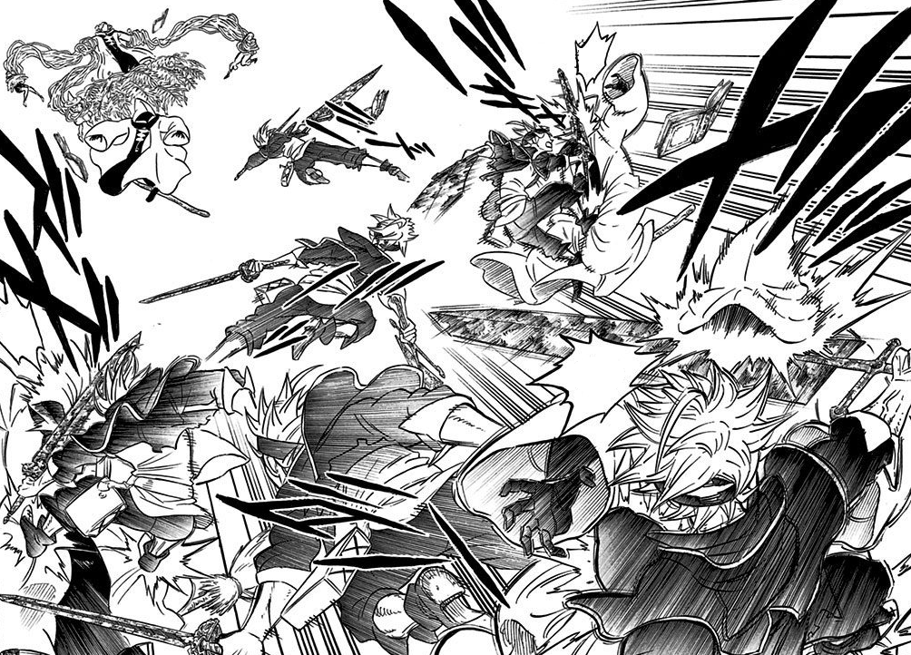 Asta Vs Eye Of The Midnight Sun Members Black Clover Wiki Fandom