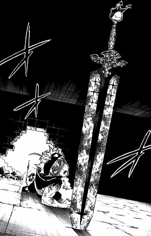 Image - Asta finds a sword in the dungeon.png | Black ...