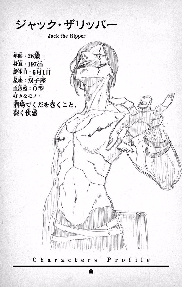 Jack The Ripper Black Clover Manga