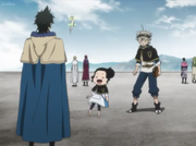 Charmy faints from Yuno