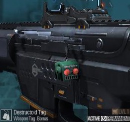 Destructoid Weapon Tag