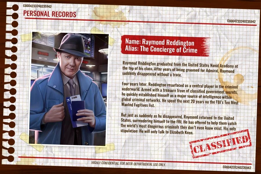 Image Reddington (Conspiracy File).jpg The Blacklist Wiki FANDOM powered by Wikia