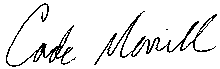 Cade Merrill's Signature