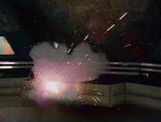 Liberator repairs explode Redemption