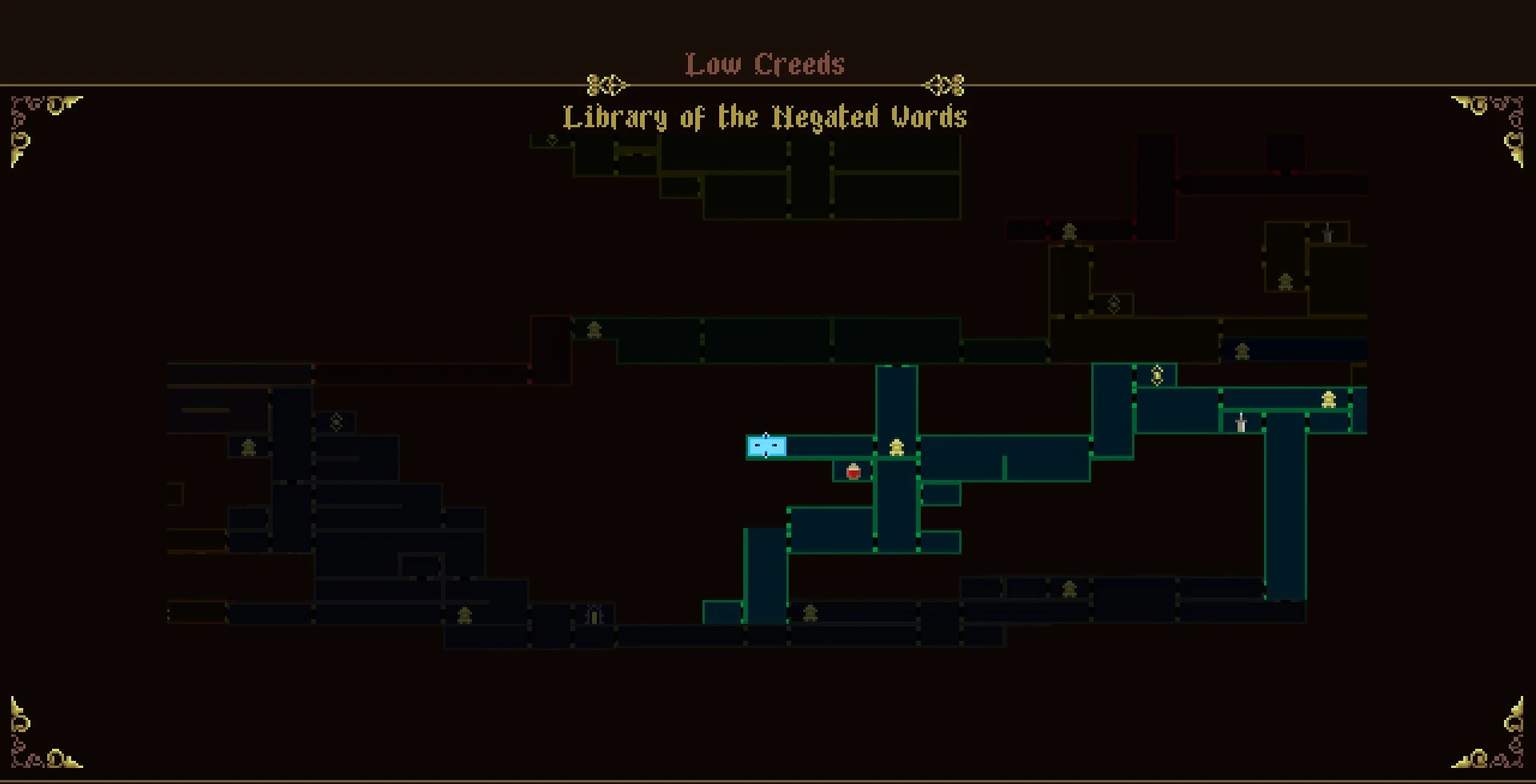 Blasphemous карта со всеми секретами