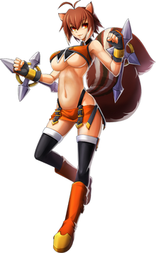 Makoto Nanaya (Chronophantasma, Character Select Artwork)