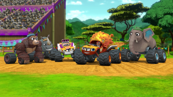 Ready Set Roar Blaze And The Monster Machines Wiki Fandom