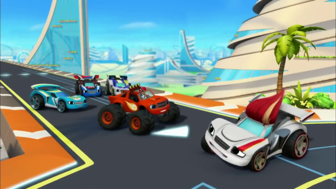 blaze race car track