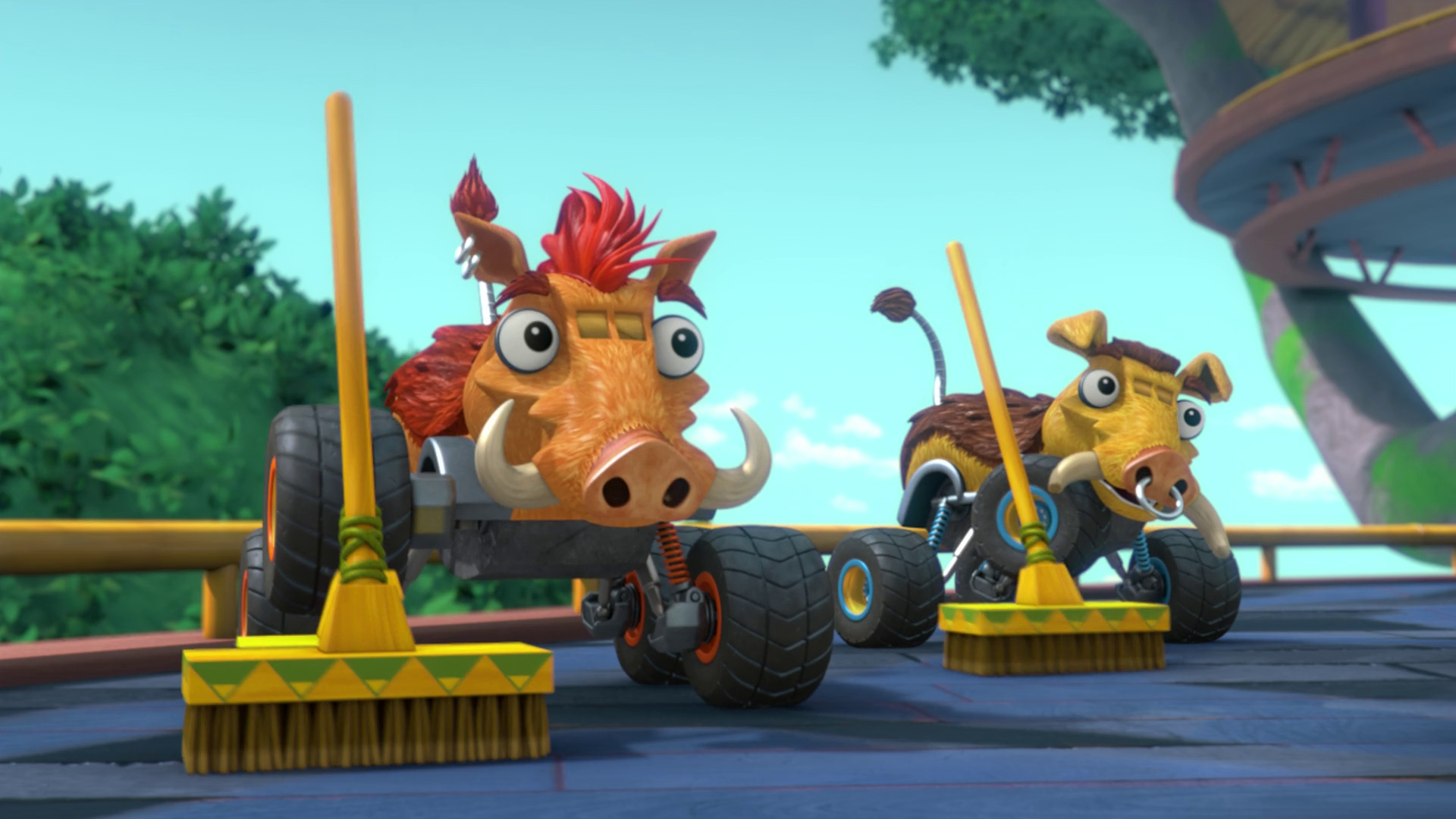 blaze and the monster machines animals