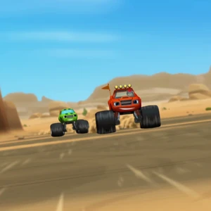 blaze and the monster machines team truck challenge