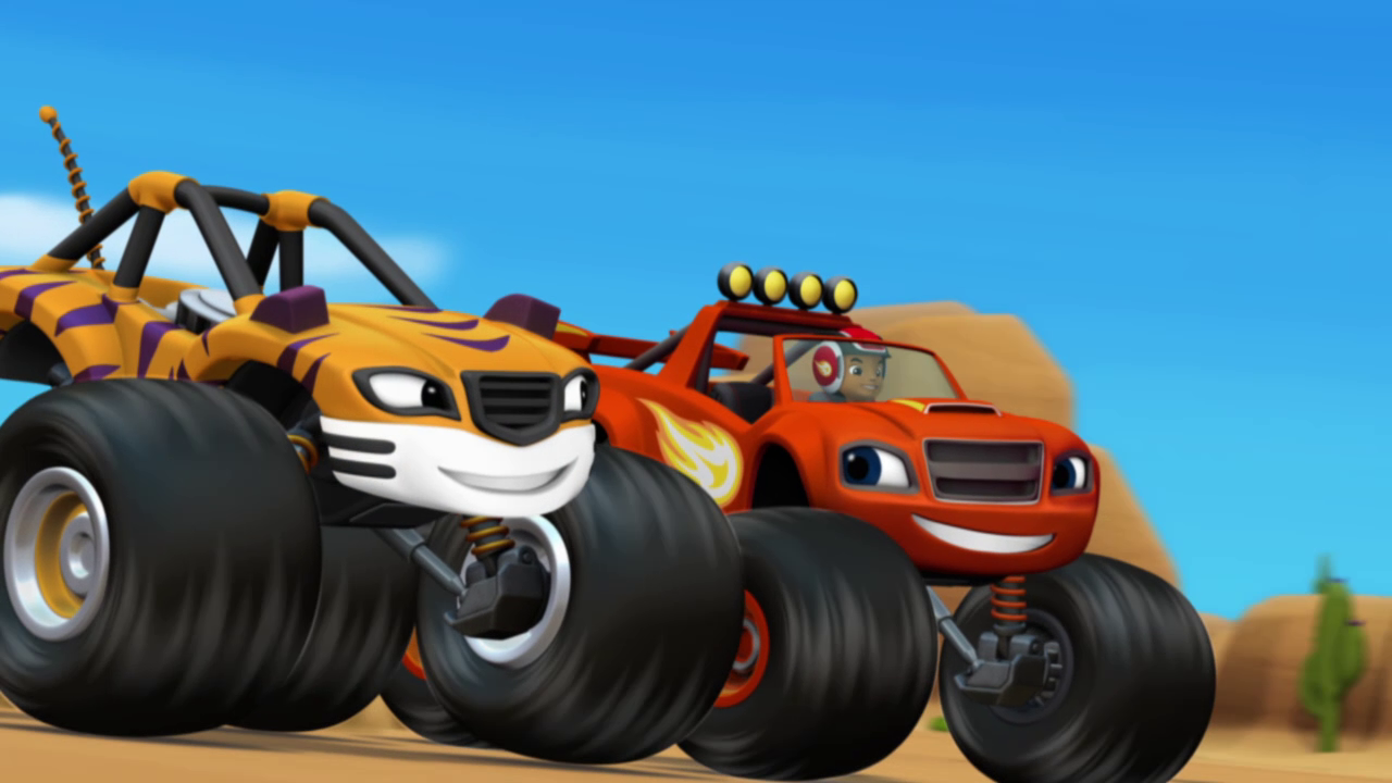 it's blaze and the monster machines