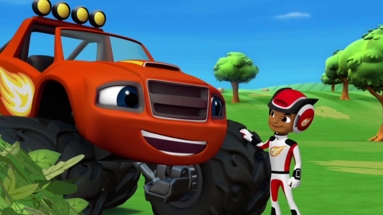 Image - S1E1-2 Blaze thanks AJ.png | Blaze and the Monster Machines ...