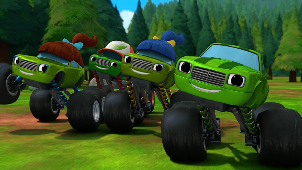 Image - S4E2 Pickle singing with Milly, Ken and Tilly.png | Blaze and