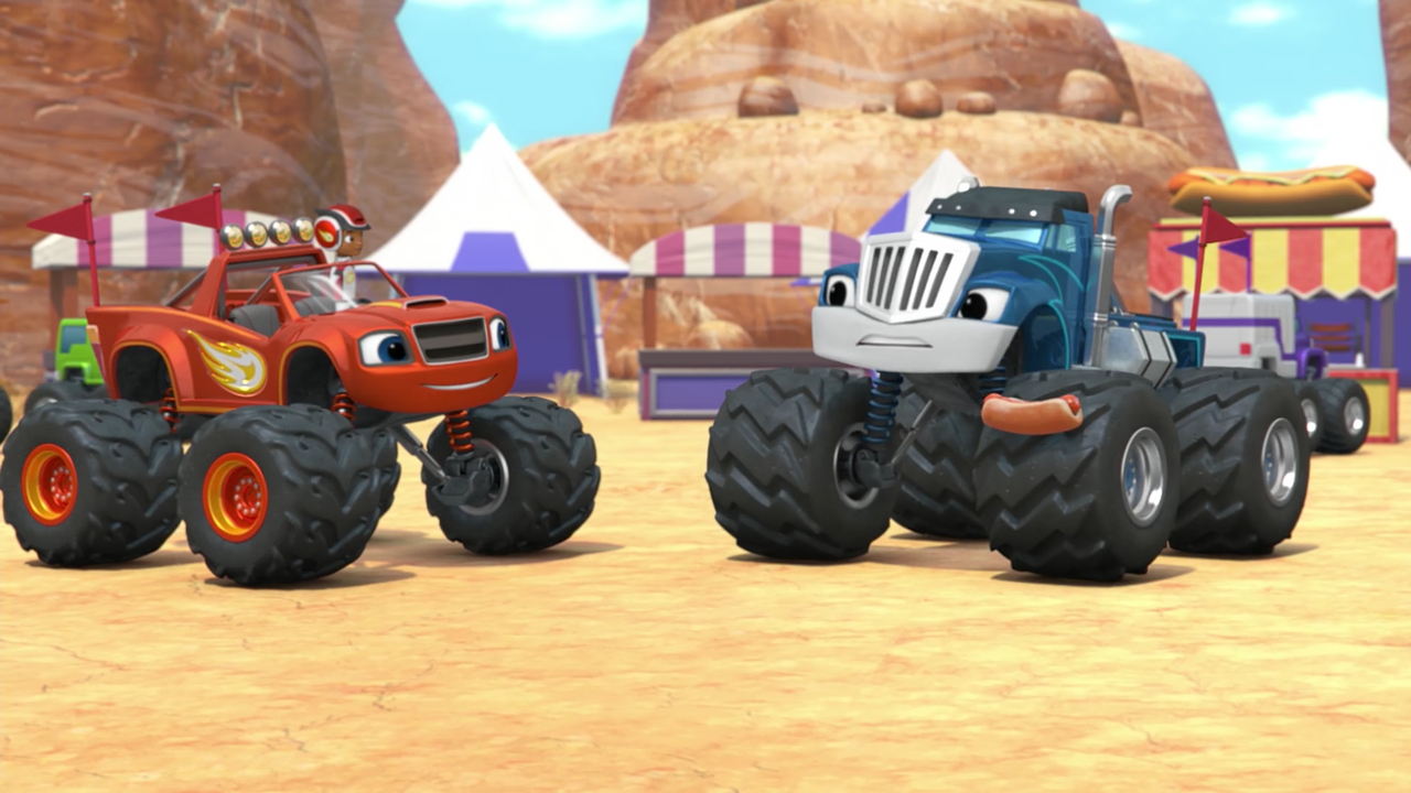 blaze and the monster machines defeat the cheat