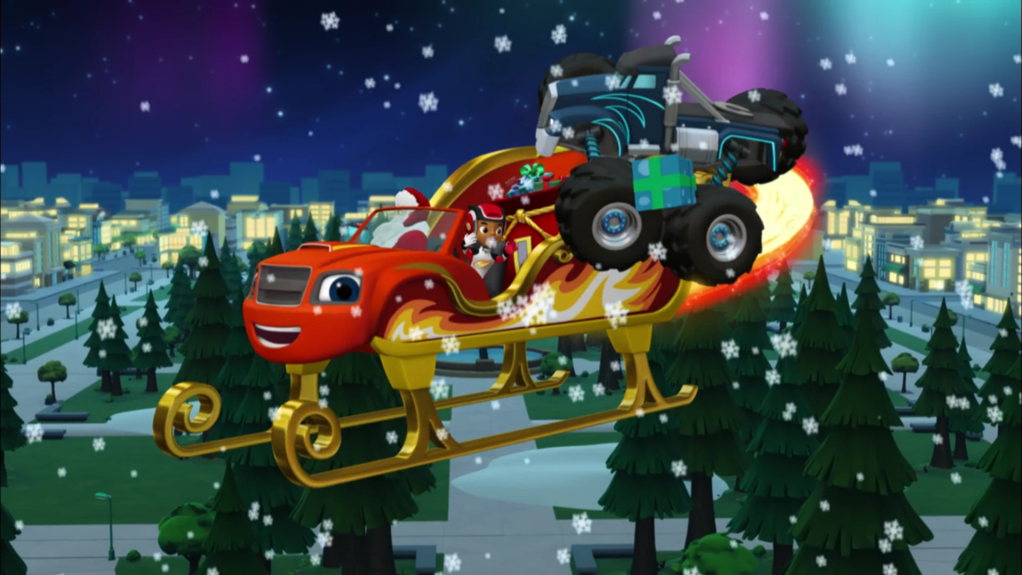 Top 999+ Blaze And The Monster Machines Wallpaper Full HD, 4K Free to Use Blaze and the monster machines get the letters to santa
