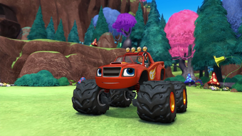 lion blaze monster truck