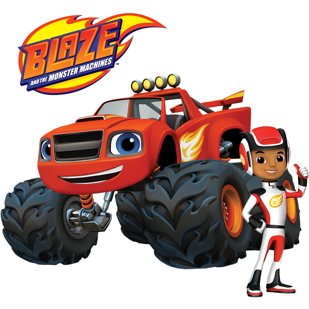 Image - Blaze and AJ sprite Nick Jr.com US.png | Blaze and the Monster