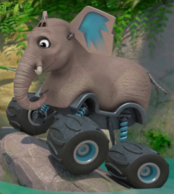 blaze and the monster machines elephant