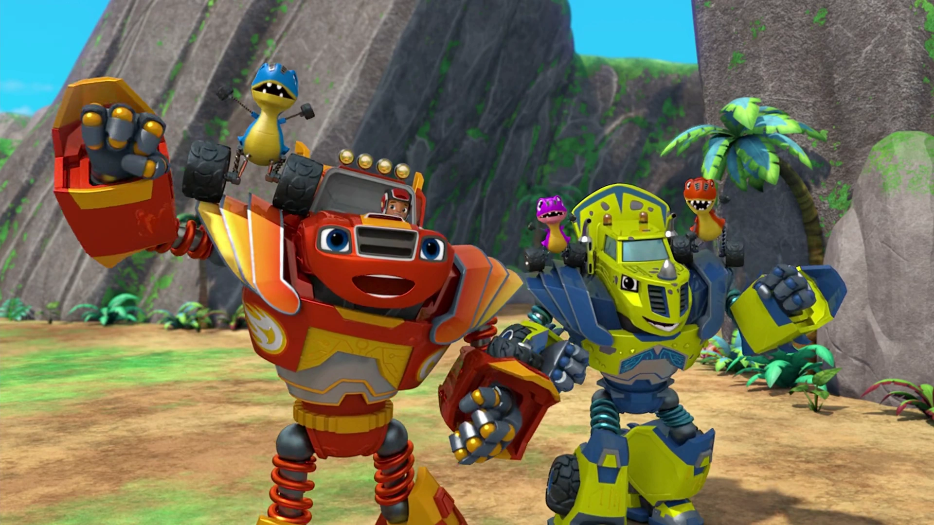 Image - S4E7 Blaze and Zeg shout