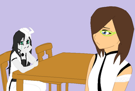 Vica and Akiza talking about Ulquiorra's death