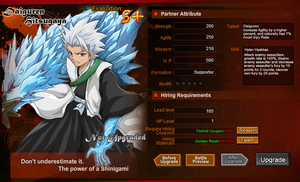 Toshiro upg swp