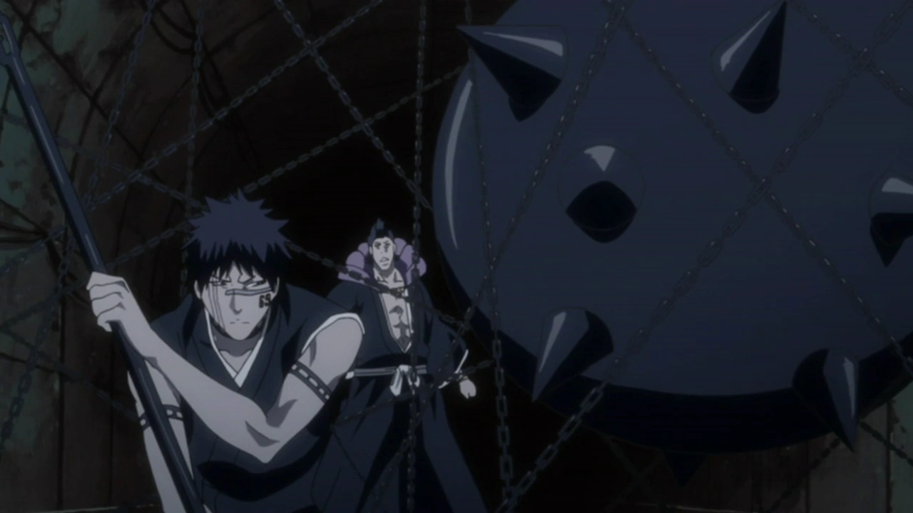 Image Hisagi Catches Gegetsubri.png Bleach Wiki FANDOM powered by