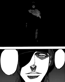 Aizen se coloca frente a Kyoraku