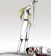 Jugram tratando de matar a Uryu