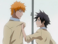 Tatsuki confronts Ichigo