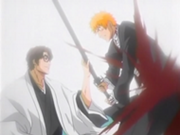 Aizen mengalahkan Ichigo