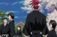 Renji and Rukia relax