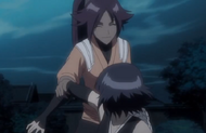 245Yoruichi grabs